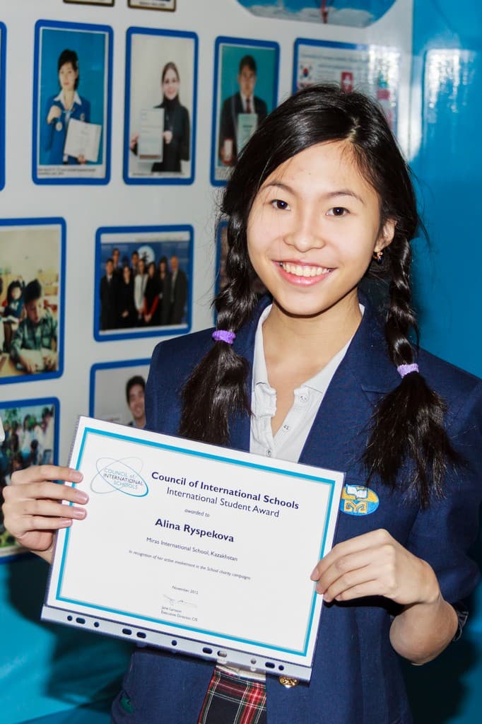 Alina Ryspekova — CIS International Student Award
