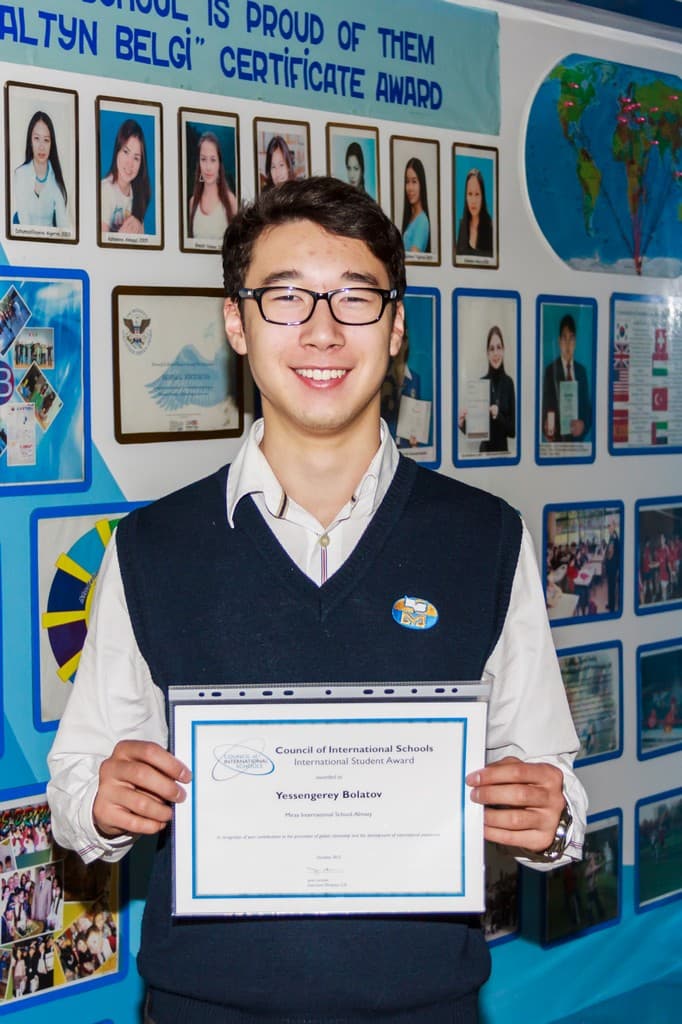 Yessengerey Bolatov — CIS International Student Award
