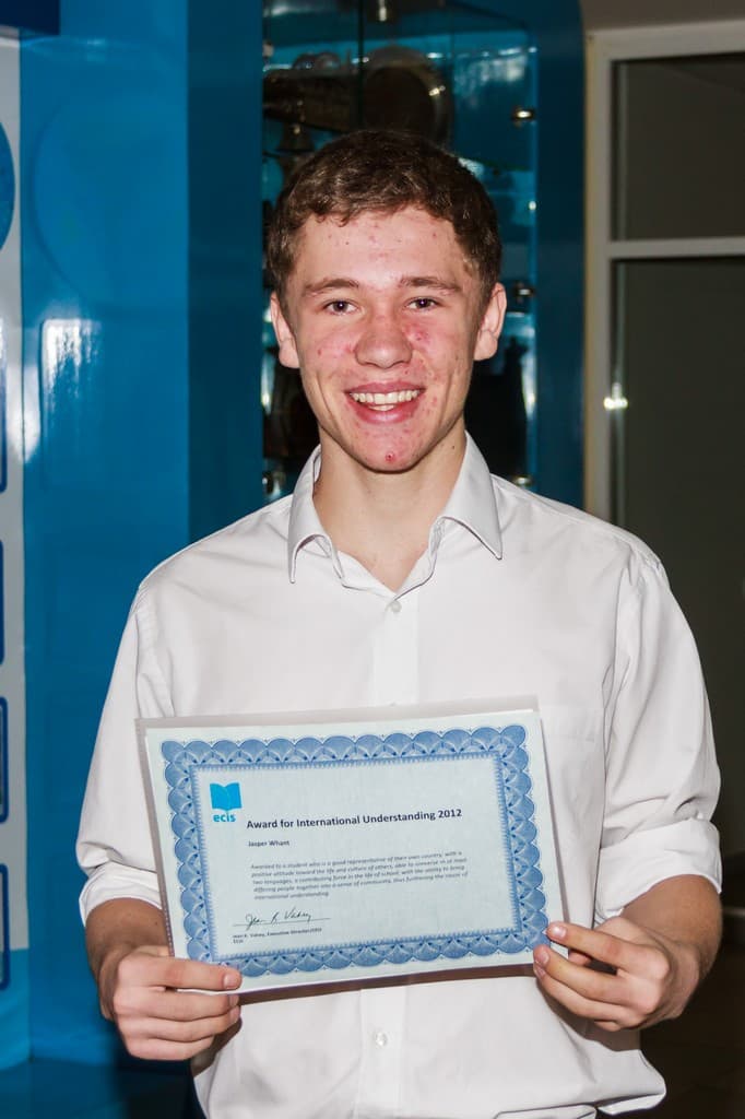 Jasper Wyant — ECIS Award for International Understanding 2013