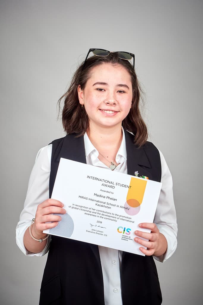 Madina Phelan — CIS International Student Award